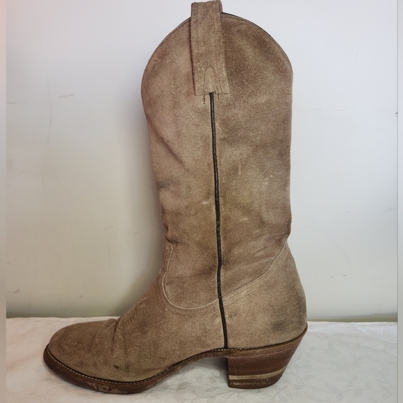 Vintage Leather Cowboy Western Boots - Picture 5 of 12